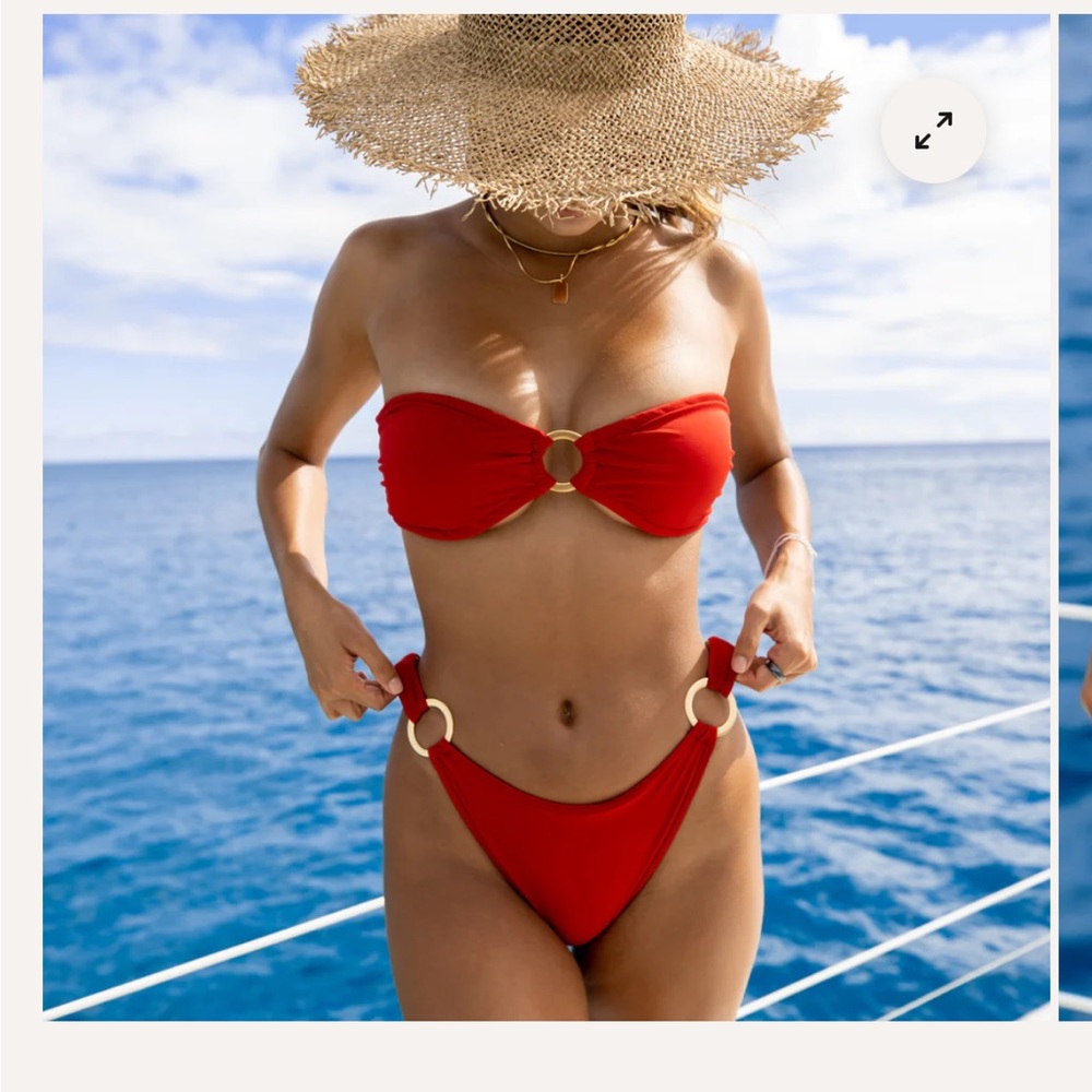 Kenny Flowers Cali red bikini bottom